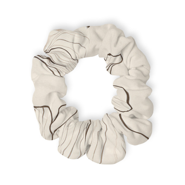 Serene Floral Flow - Scrunchie