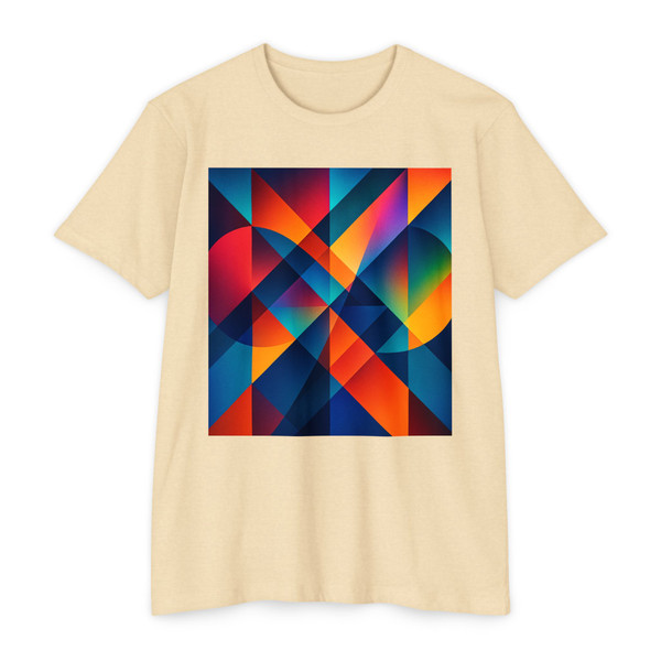 Kaleidoscopic Symmetry - Unisex CVC Jersey T-shirt