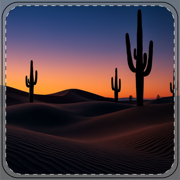 Twilight Desert Dreams - Coaster