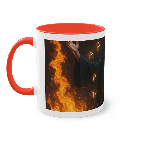 Elemental Fury - Two-Tone Coffee Mug, 11oz