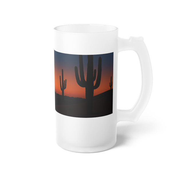 Twilight Desert Dreams - Frosted Glass Beer Mug