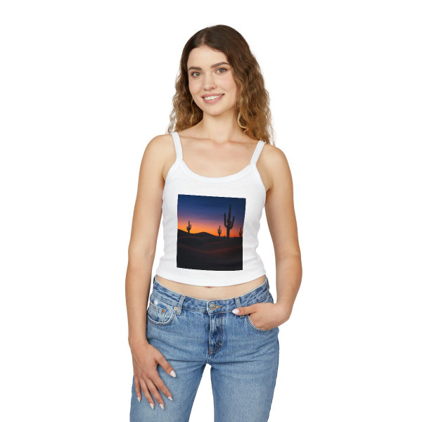 Twilight Desert Dreams - Women's Spaghetti Strap Tank Top