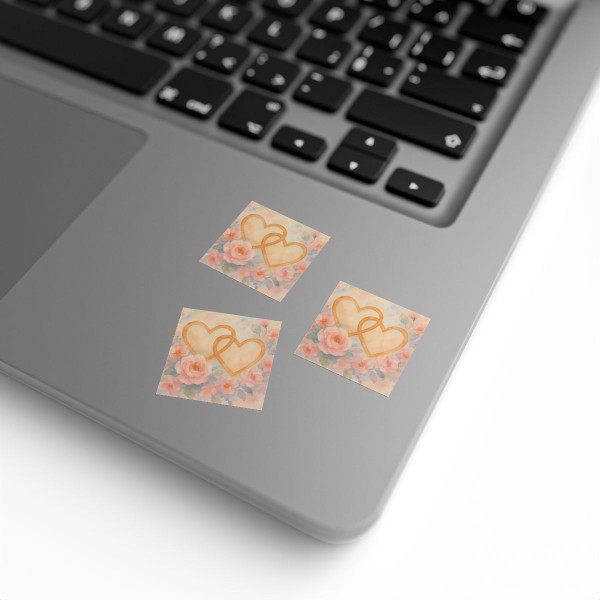 Endless Affection - Square Sticker Label Rolls