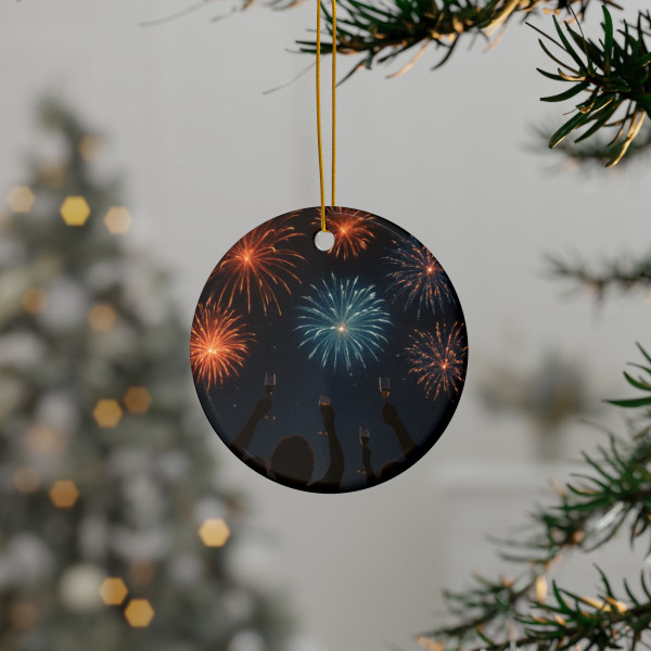 Midnight Magic - Ceramic Ornaments, 2-Side Print, (1pc, 3pcs, 5pcs, 10pcs)