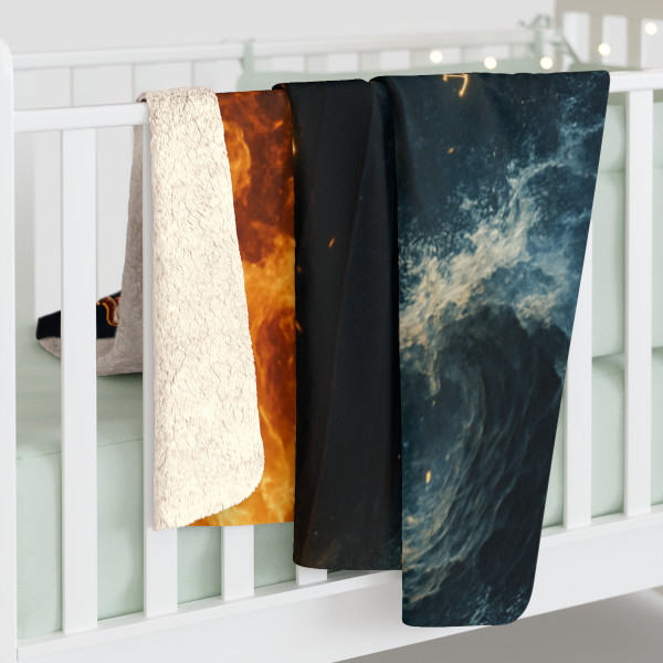 Elemental Fury - Sherpa Fleece Blanket