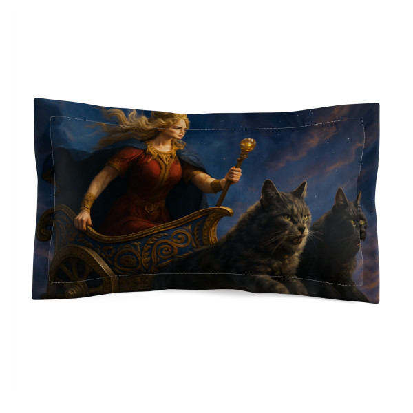 Freyja's Chariot - Microfiber Pillow Sham