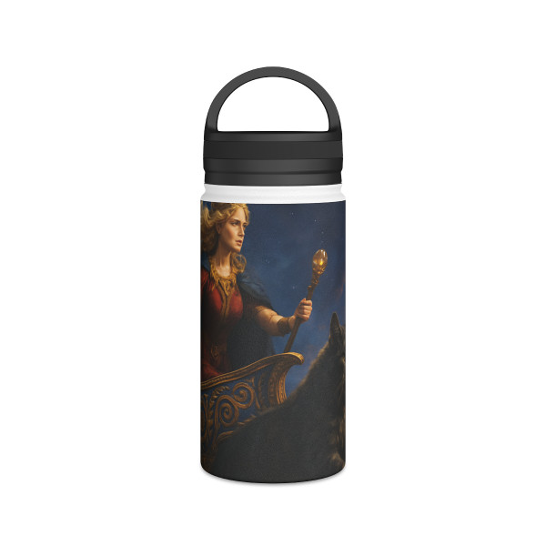 Freyja's Chariot - Stainless Steel Water Bottle, Handle Lid
