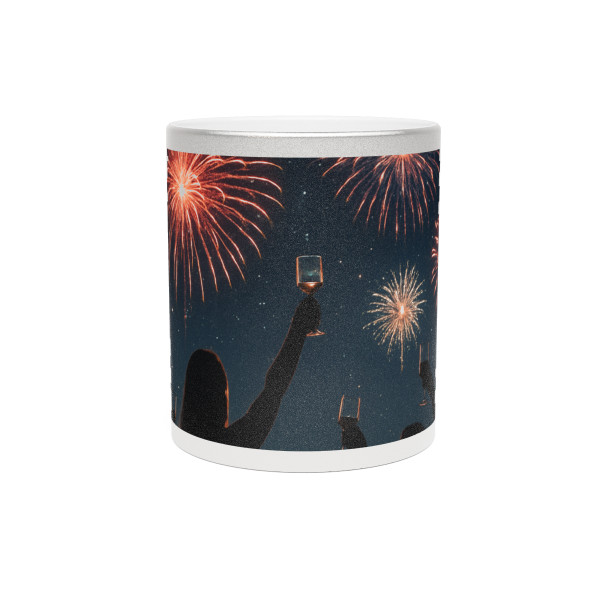 Midnight Magic - Metallic Mug (Silver\Gold)