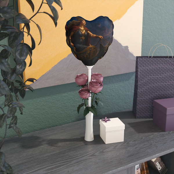 Freyja's Chariot - Balloons (Round and Heart-shaped), 6"
