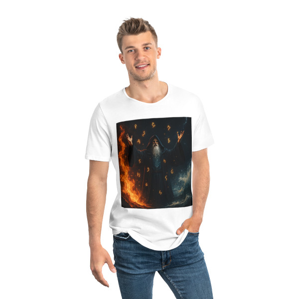 Elemental Fury - Men's Jersey Curved Hem Tee
