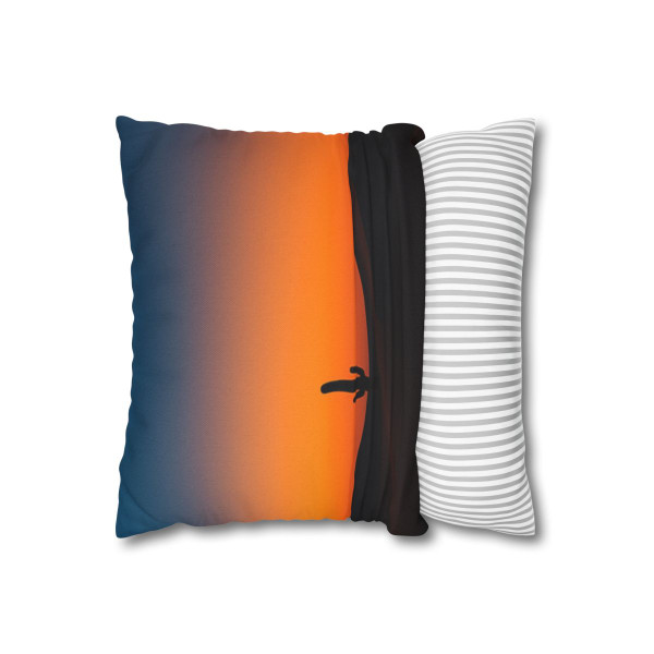 Twilight Desert Dreams - Spun Polyester Square Pillowcase