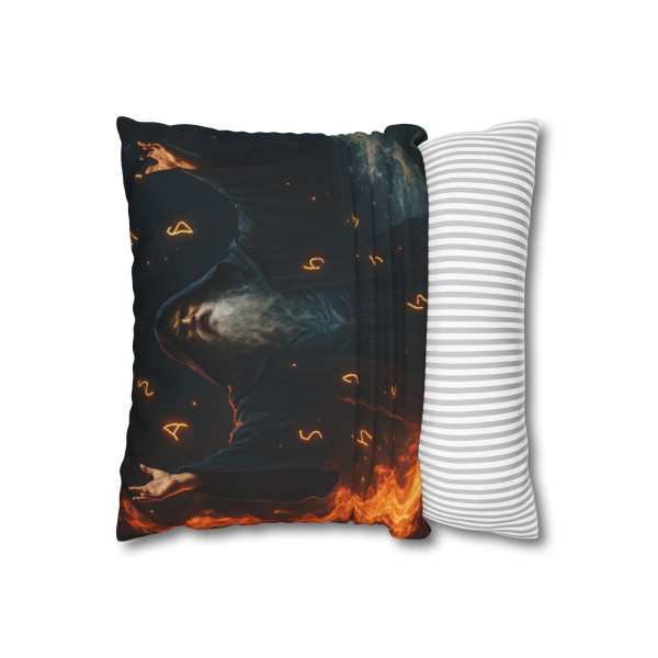 Elemental Fury - Square Poly Canvas Pillowcase