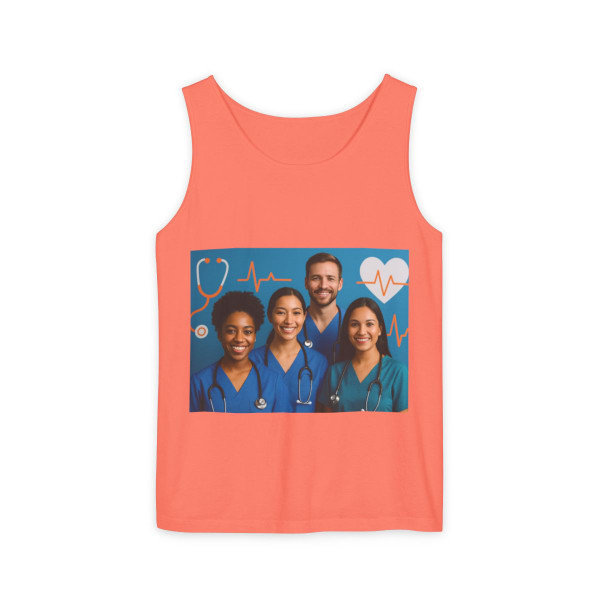 Healing Hearts United - Unisex Garment-Dyed Tank Top