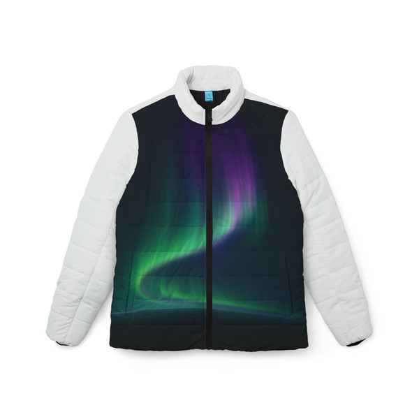 Ethereal Aurora - Women’s Puffer Jacket (AOP)