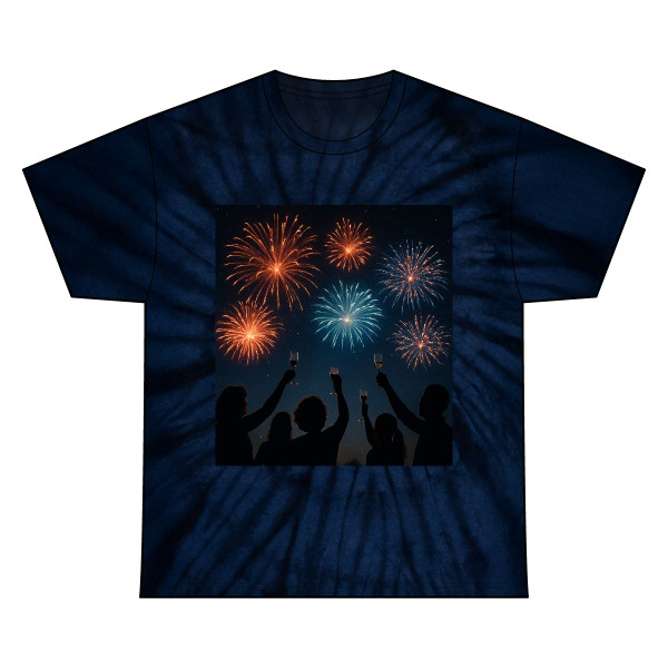 Midnight Magic - Unisex Tie Dye Cotton Tee
