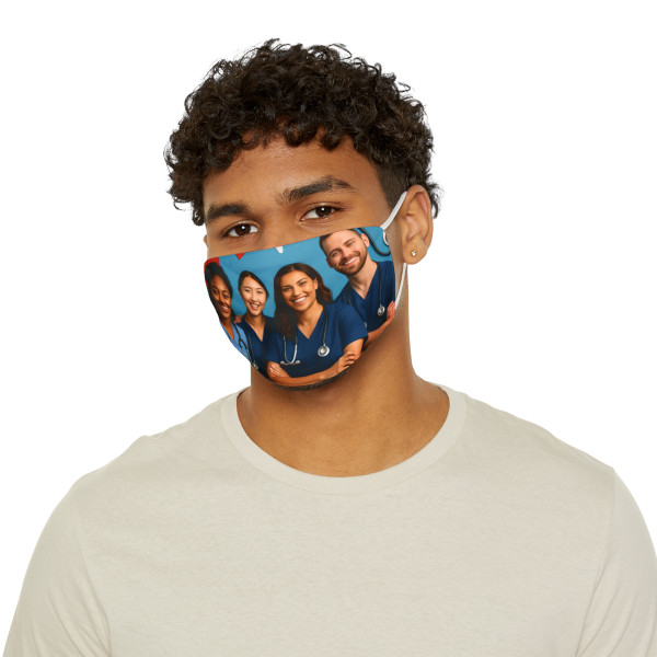 Healing Hearts United - Snug-Fit Polyester Face Mask