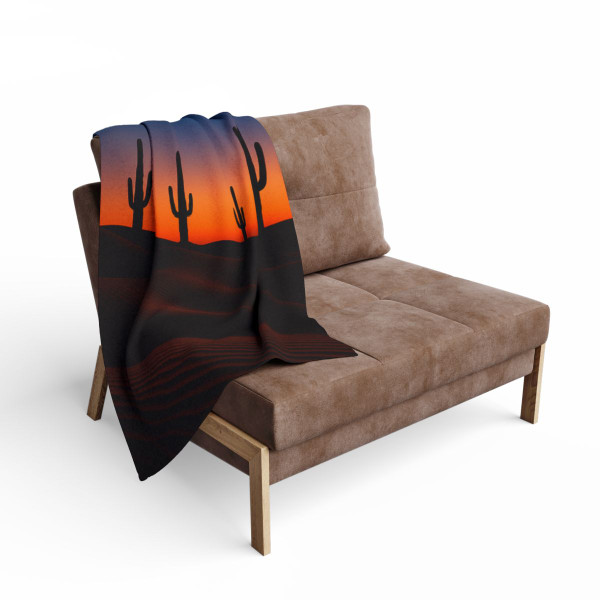 Twilight Desert Dreams - Arctic Fleece Blanket