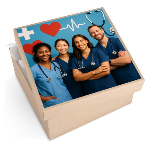 Healing Hearts United - Square Vinyl Stickers