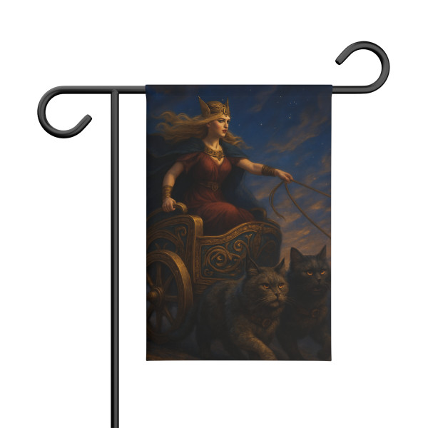 Freyja's Chariot - Garden Banner
