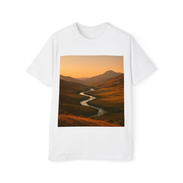 Golden Hour Valley - Men's Raglan T-Shirt