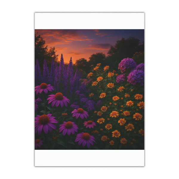 Ethereal Twilight Garden - Gift Wrapping Paper Sheets, 1pc