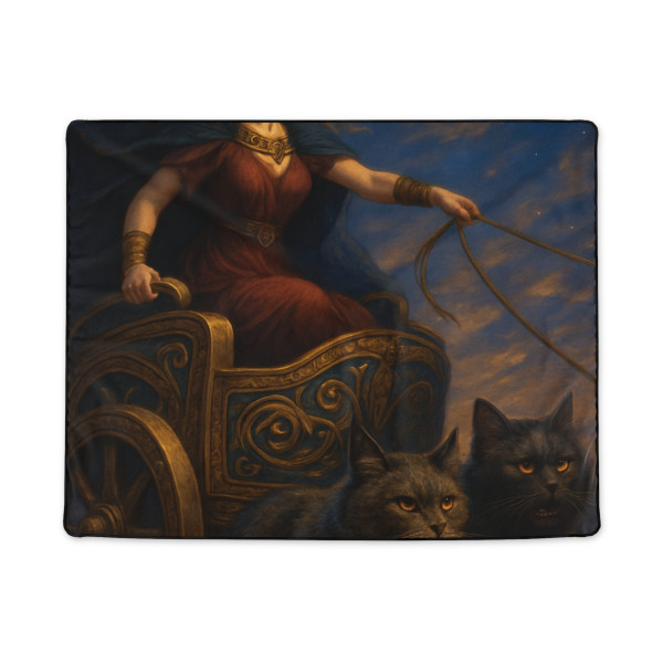 Freyja's Chariot - Polyester Blanket