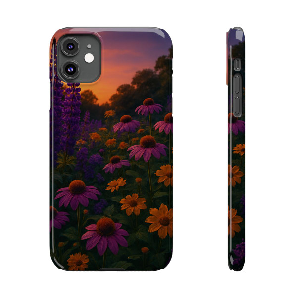 Ethereal Twilight Garden - Slim Phone Cases