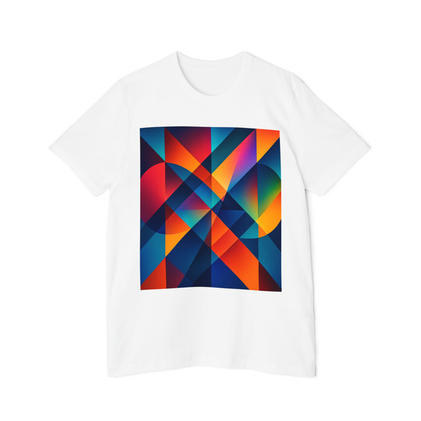 Kaleidoscopic Symmetry - USA-Made Unisex Short-Sleeve Jersey T-Shirt
