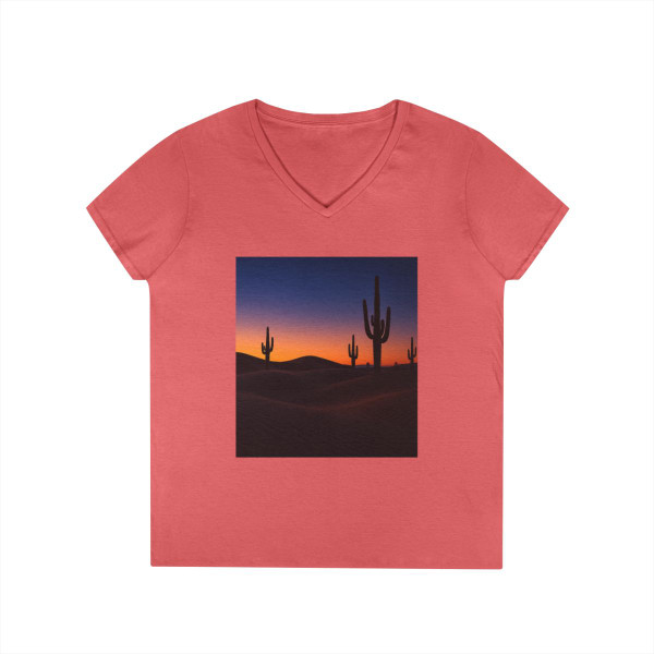 Twilight Desert Dreams - Ladies' V-Neck T-Shirt