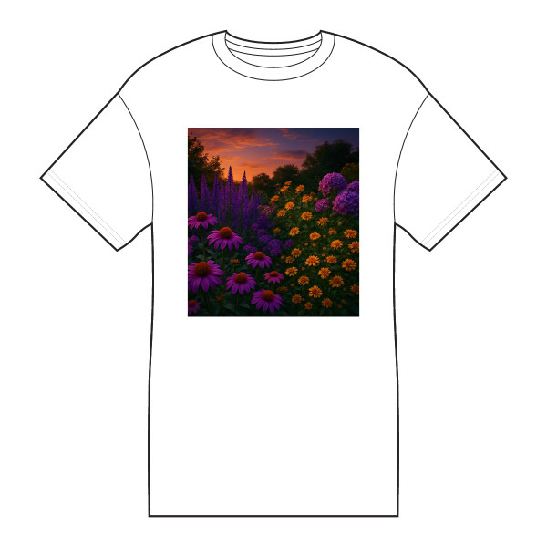 Ethereal Twilight Garden - Core Cotton Tee