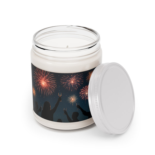 Midnight Magic - Scented Soy Candles with White Lid, 9oz