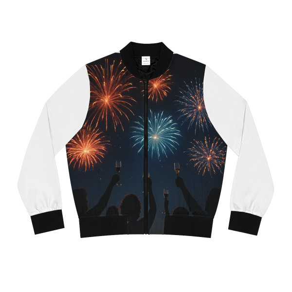 Midnight Magic - Women's Bomber Jacket (AOP)