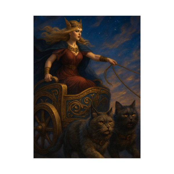 Freyja's Chariot - Rolled Posters