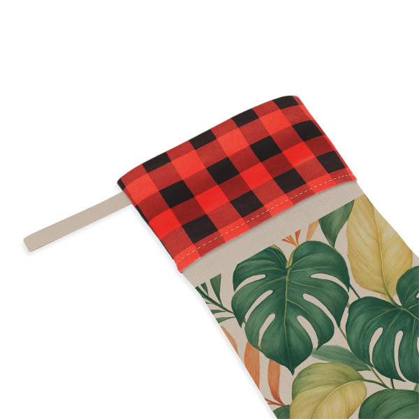 Tropical Leaf Fusion - Christmas Stocking