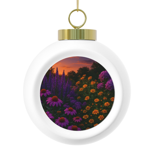 Ethereal Twilight Garden - Christmas Ball Ornament