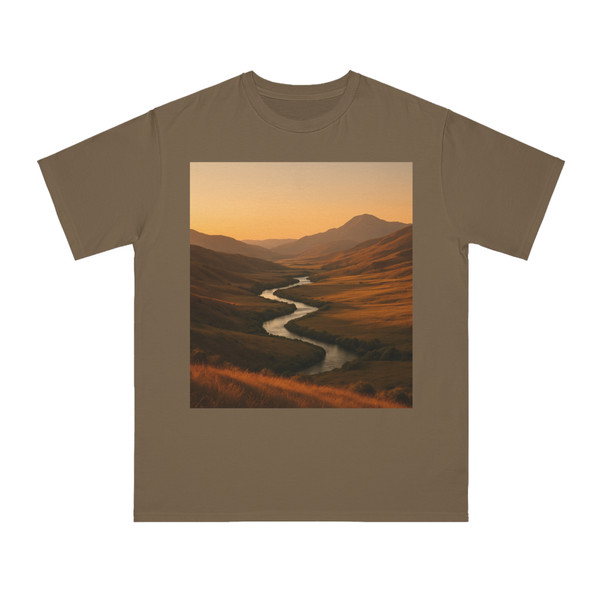 Golden Hour Valley - Organic Unisex Classic T-Shirt