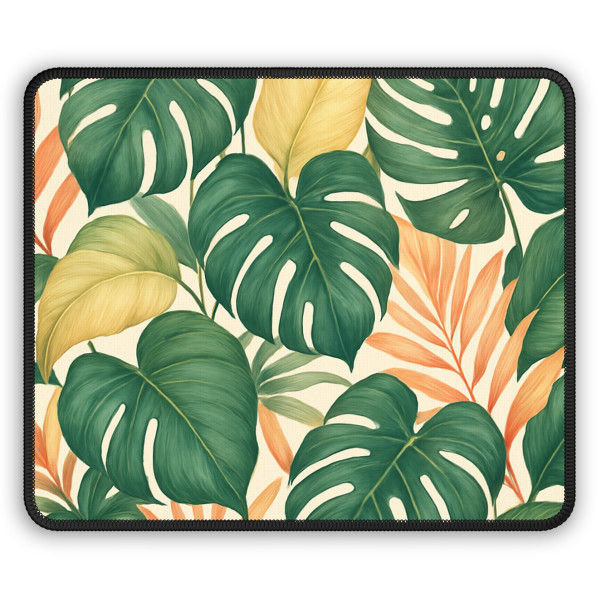 Tropical Leaf Fusion - Gaming Mouse Pad