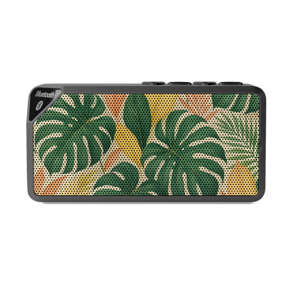 Tropical Leaf Fusion - Jabba Bluetooth Speaker