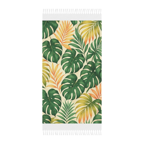 Tropical Leaf Fusion - Boho Beach Cloth