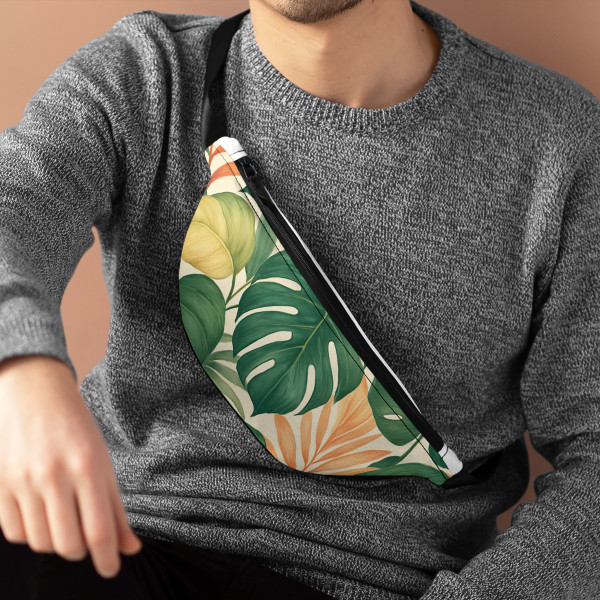 Tropical Leaf Fusion - Fanny Pack