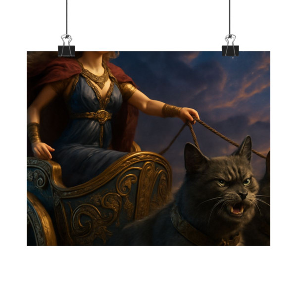 Freyja's Chariot - Matte Horizontal Posters