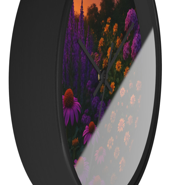 Ethereal Twilight Garden - Wall Clock