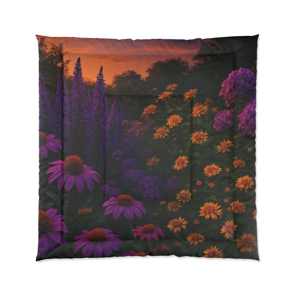 Ethereal Twilight Garden - Comforter
