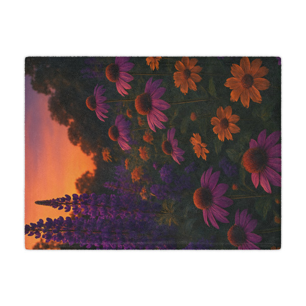 Ethereal Twilight Garden - Minky Blanket