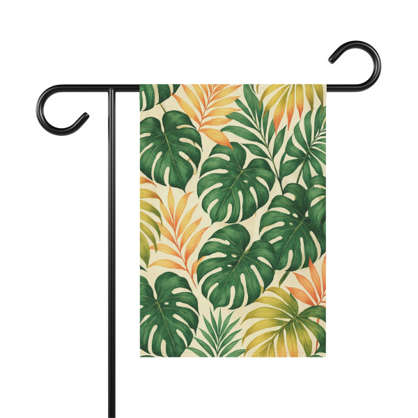 Tropical Leaf Fusion - Garden & House Banner