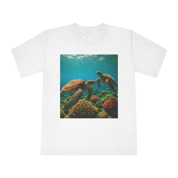 Dancing Sea Turtles - Unisex Classic Crewneck T-Shirt