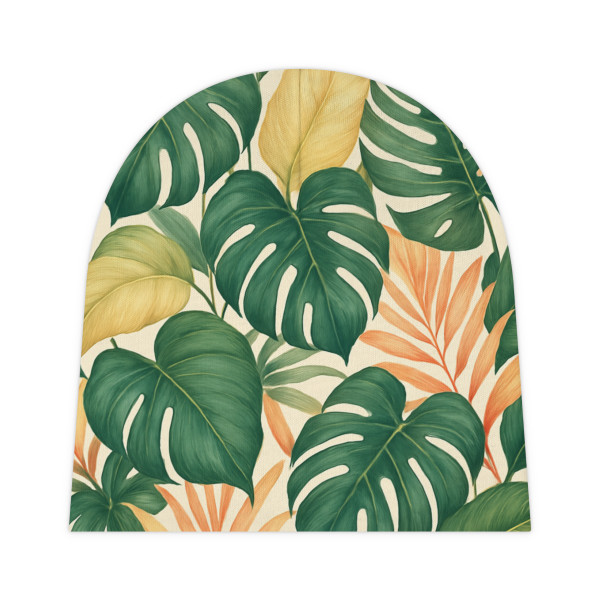 Tropical Leaf Fusion - Baby Beanie (AOP)