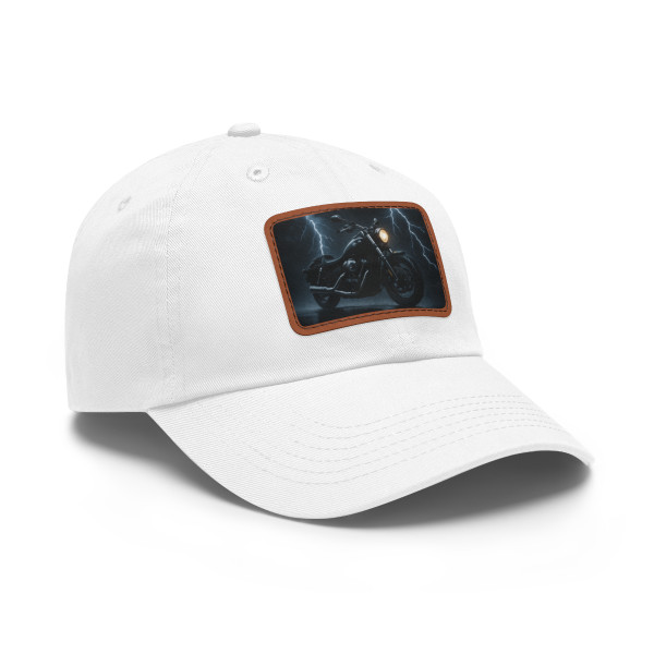 Riders of the Storm - Dad Hat with Leather Patch (Rectangle)
