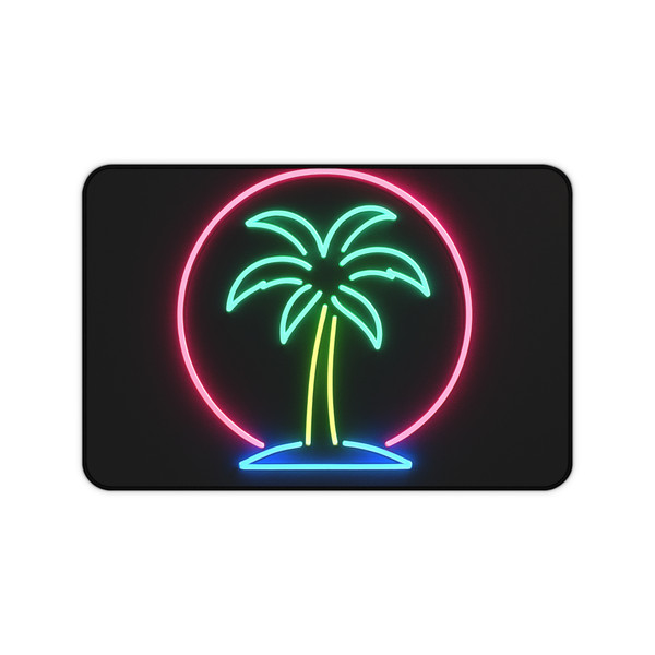 Neon Paradise - Desk Mat