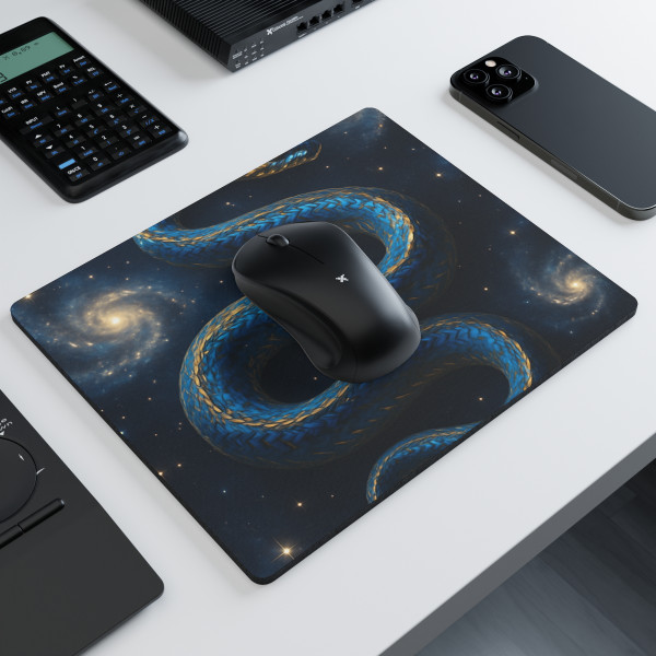 Celestial Serpent Dance - Rectangular Mouse Pad